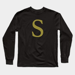 S letter Long Sleeve T-Shirt